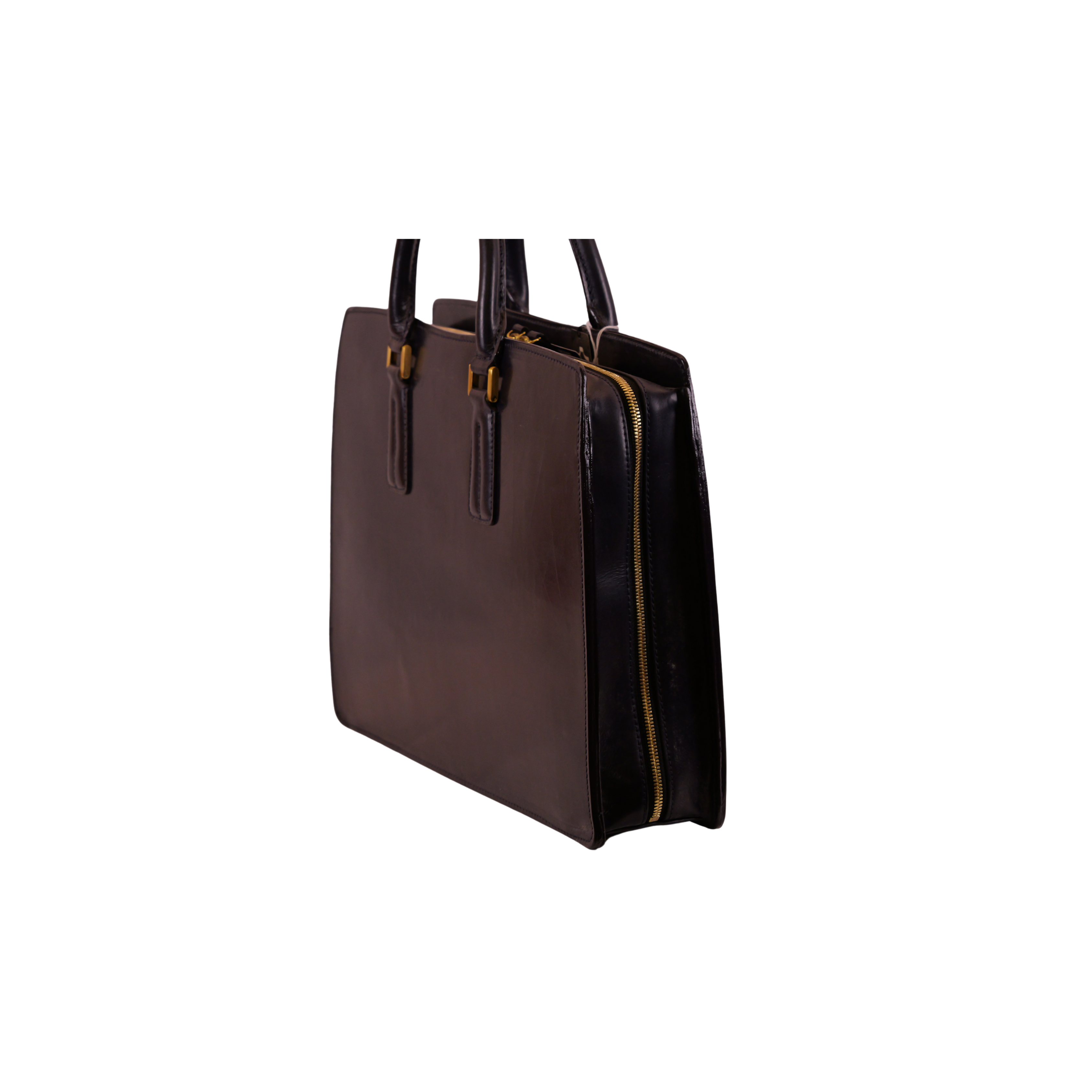 Zapferkeit Leder 2 Hand Business -Taschen