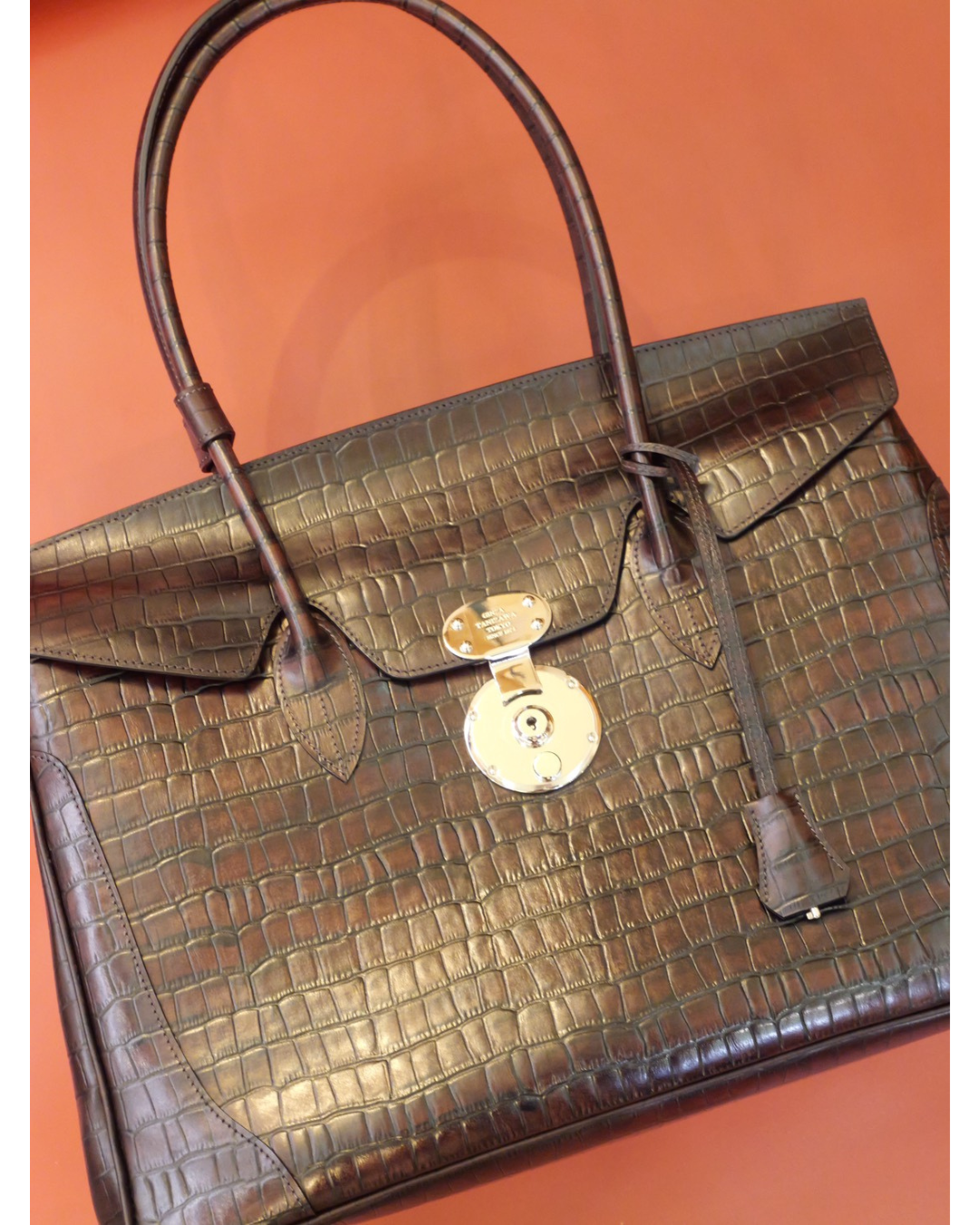 姫路レザー 手染めトートバッグ