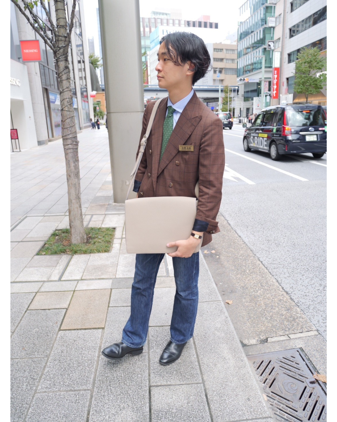 ドイツシュリンク被せショルダーバッグ Lサイズ
