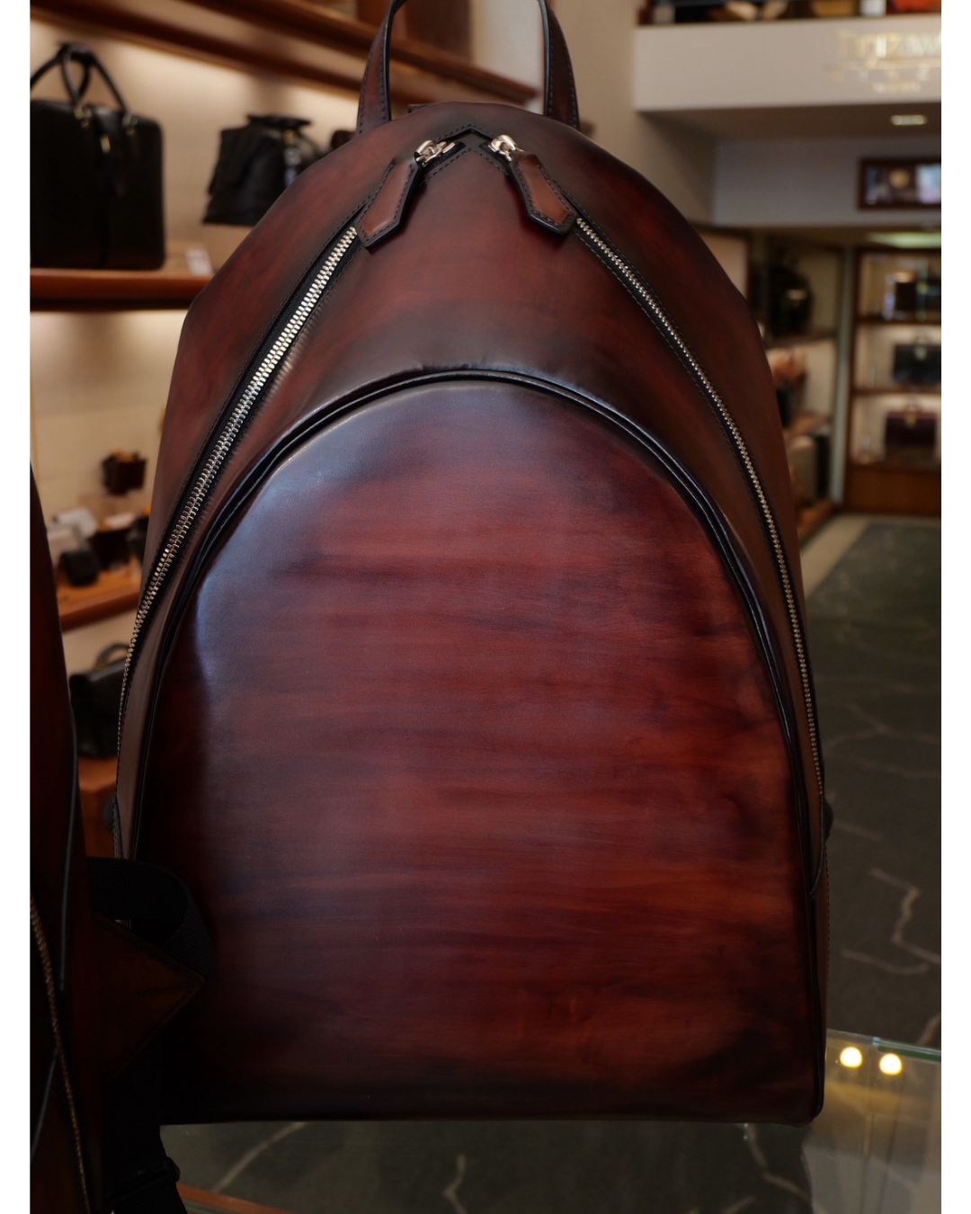 姫路レザー 手染めリュック|日本製牛革バックパック