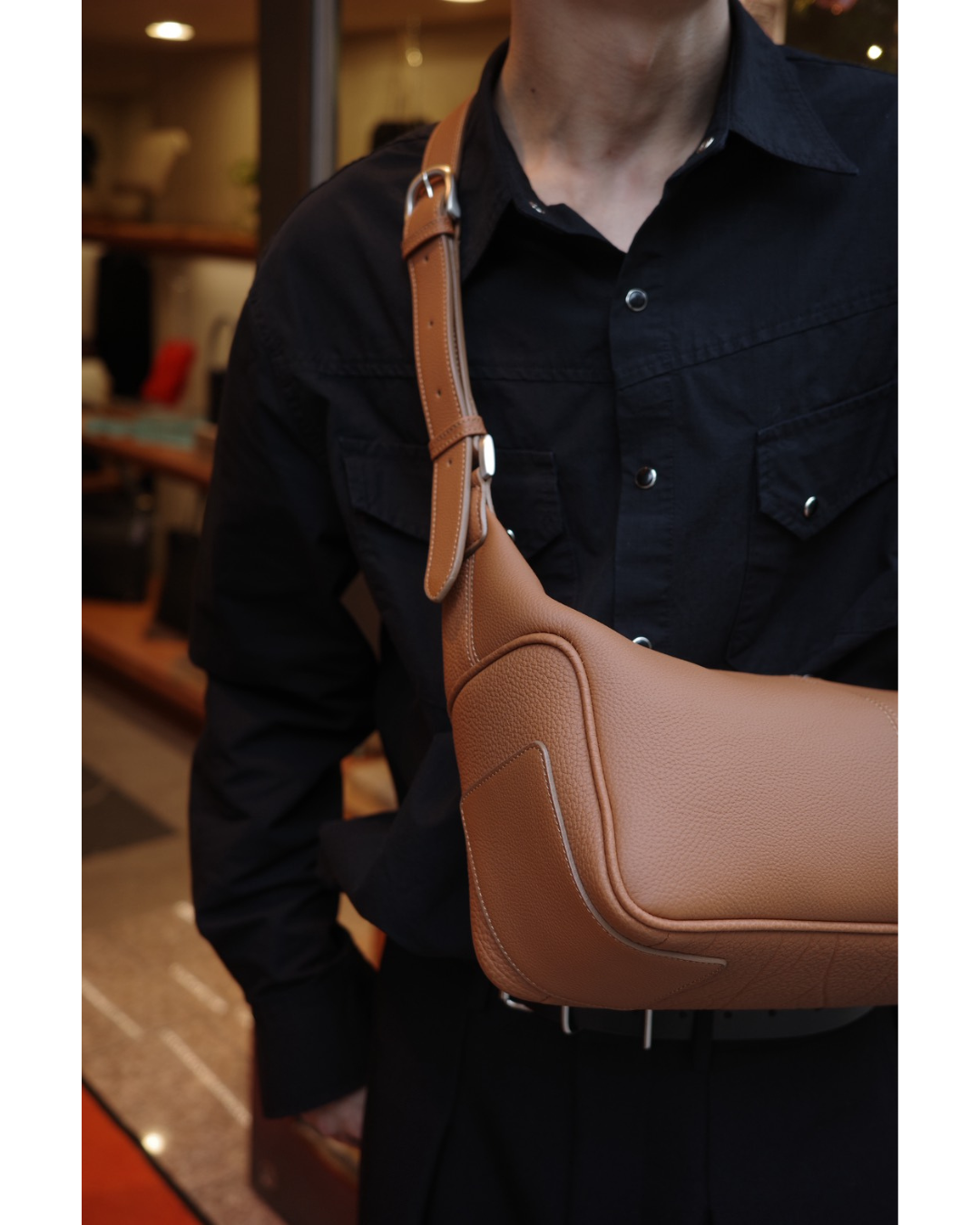 「yaguruma 矢車」ショルダーバッグドイツシュリンク