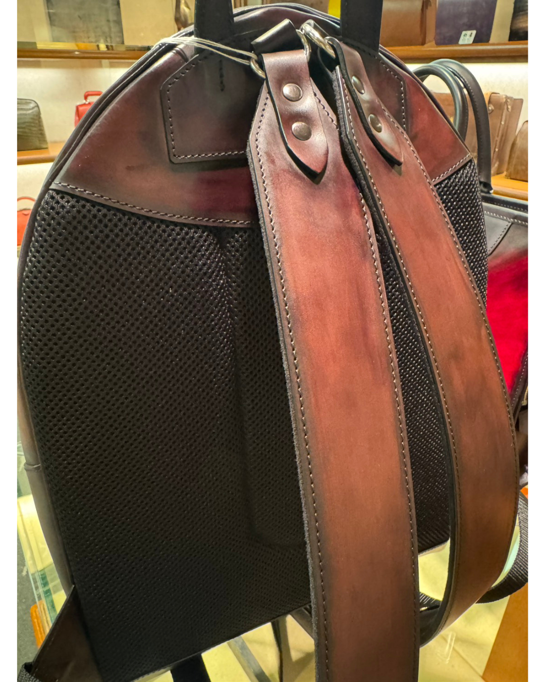 姫路レザー 手染めリュック|日本製牛革バックパック
