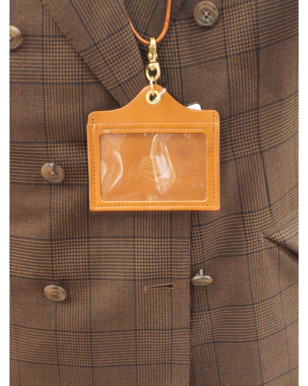 Estuche de identificación de cuero tochigi