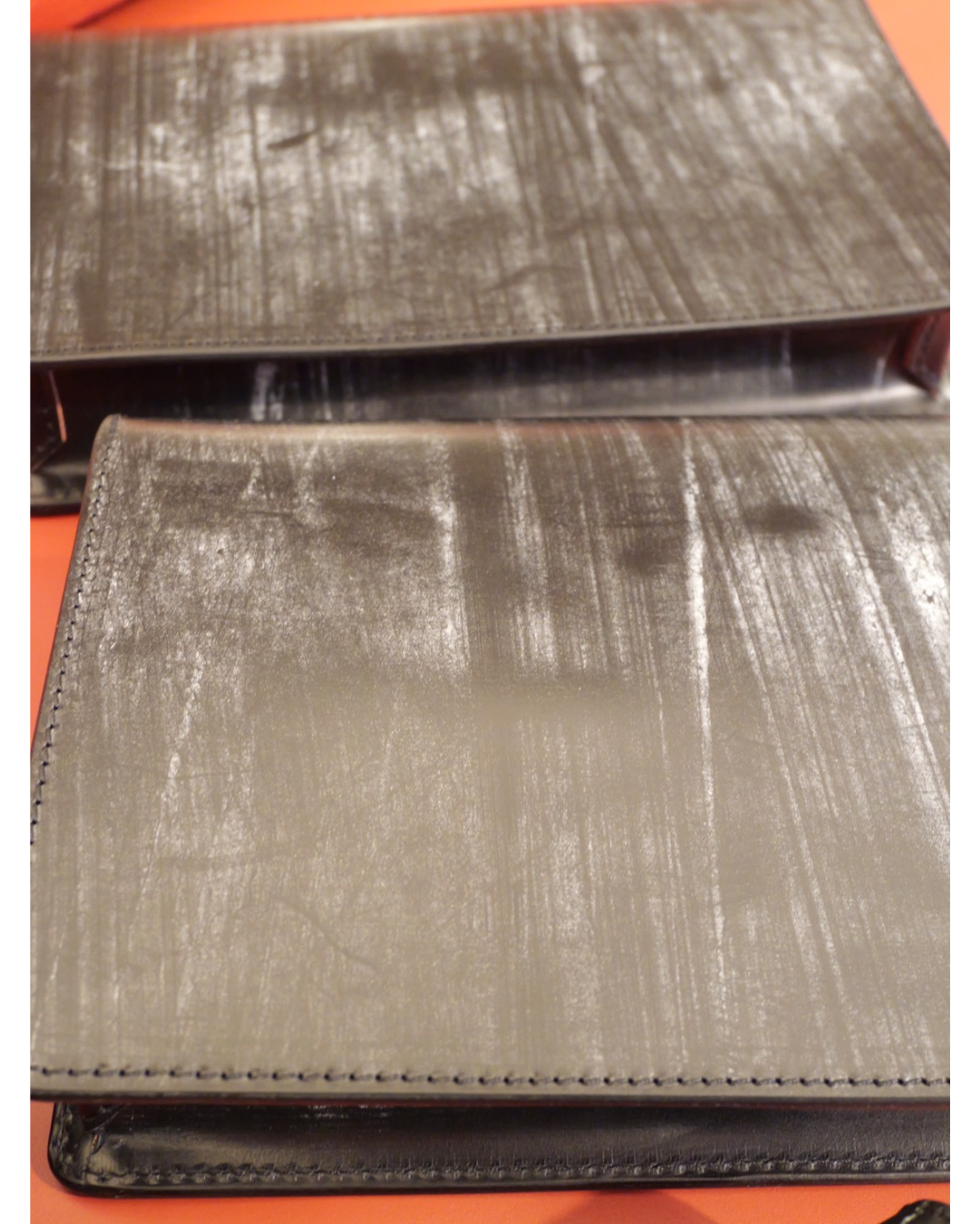 ブライドルレザー セカンドバッグ(通しマチ)