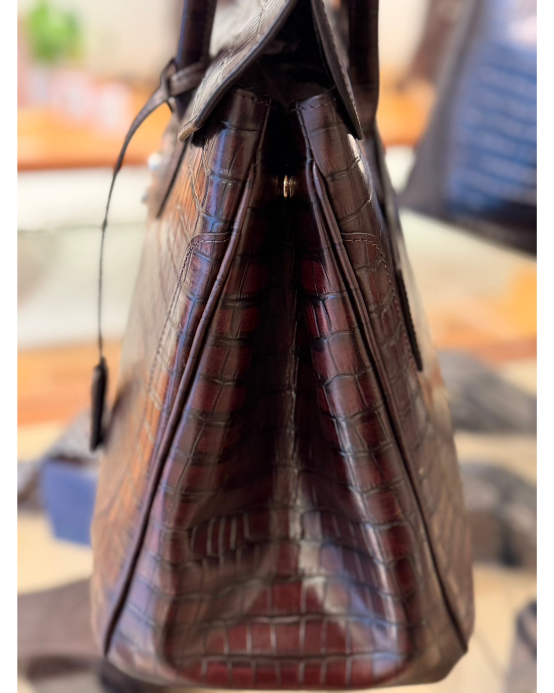 姫路レザー 手染めトートバッグ