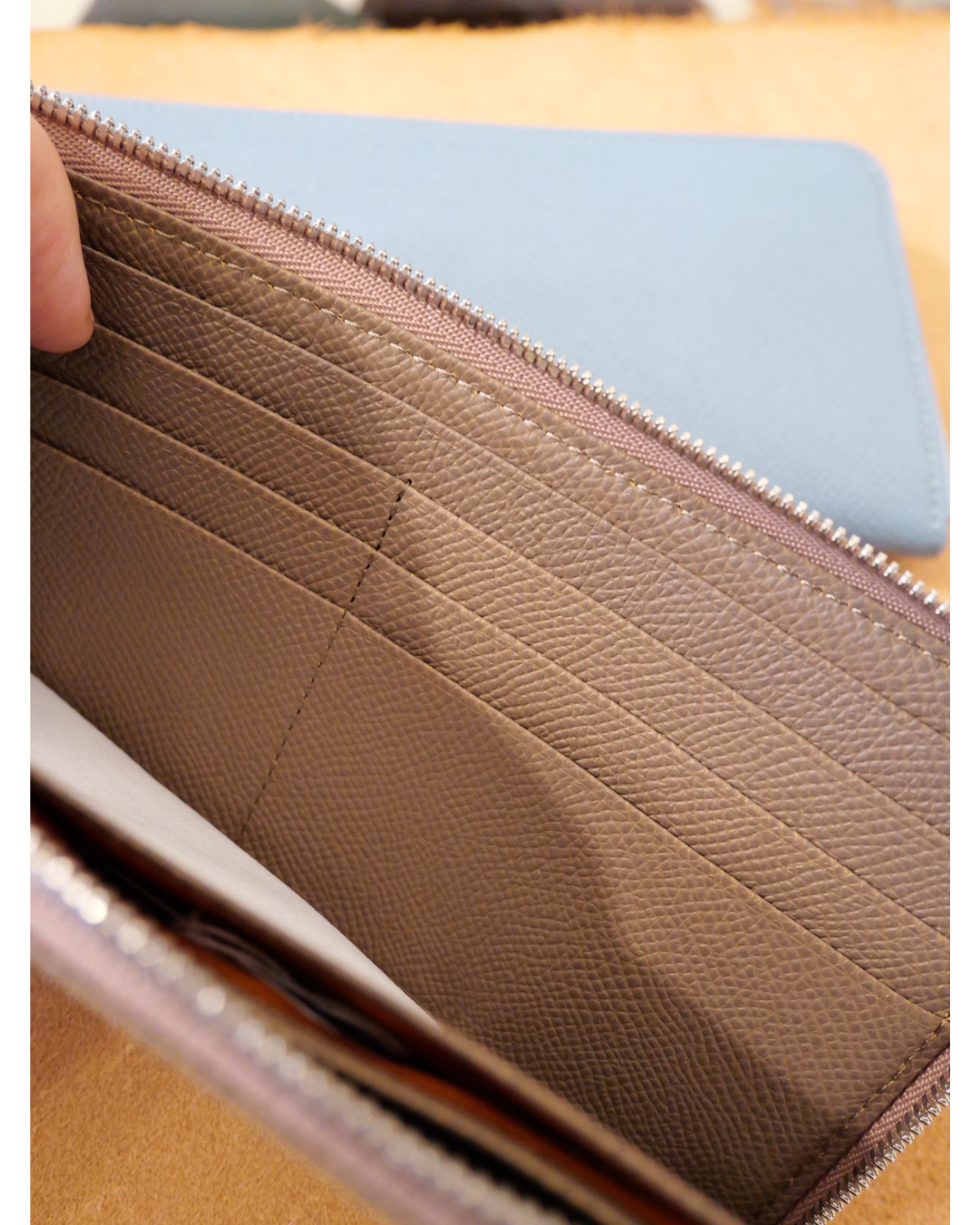 L字型イタリアレザー長財布