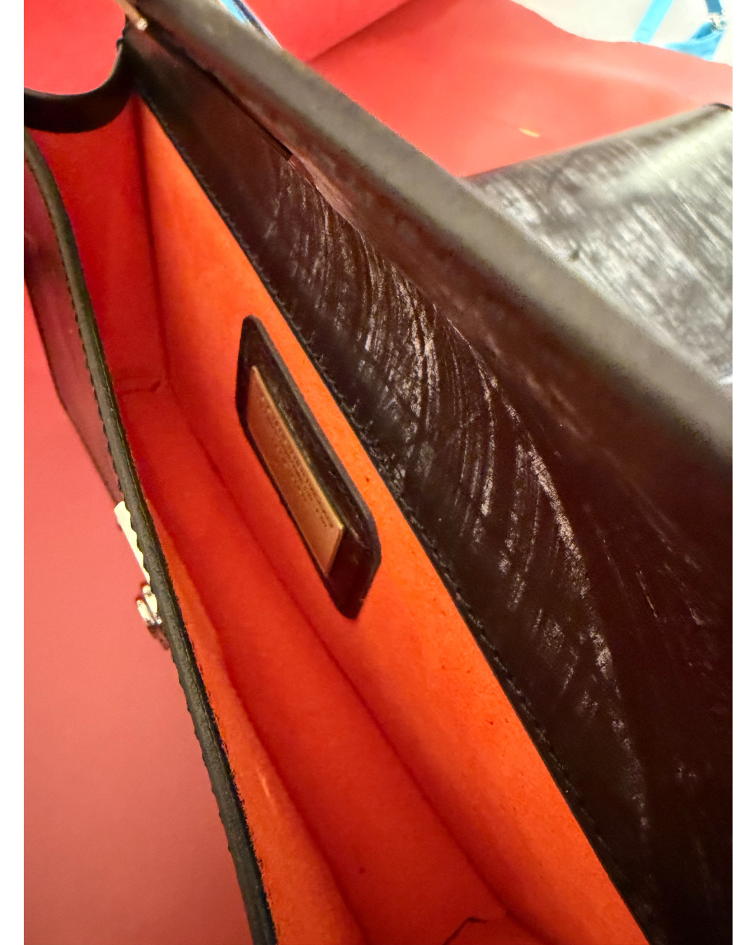 ブライドルレザー セカンドバッグ(通しマチ)