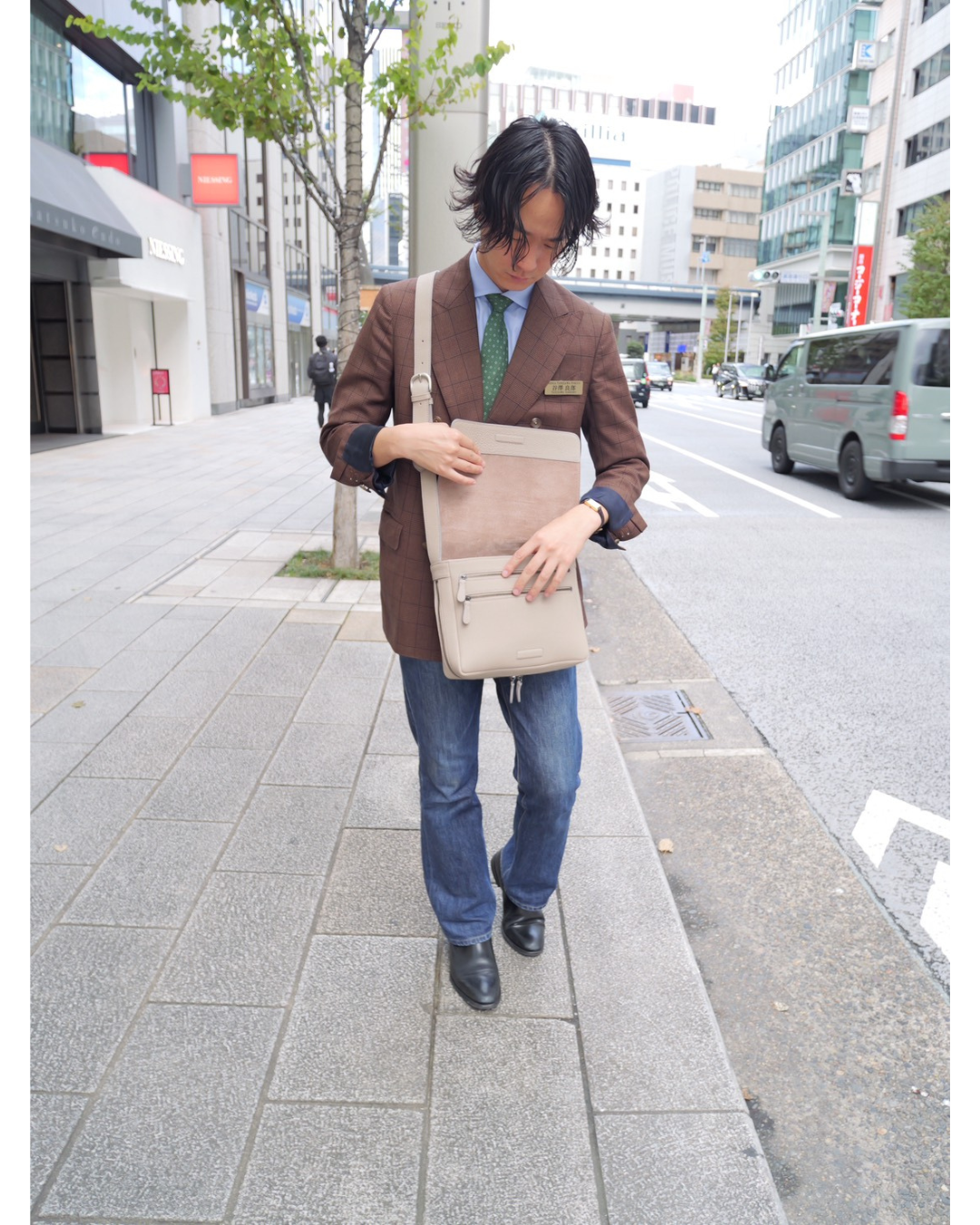 ドイツシュリンク被せショルダーバッグ Mサイズ