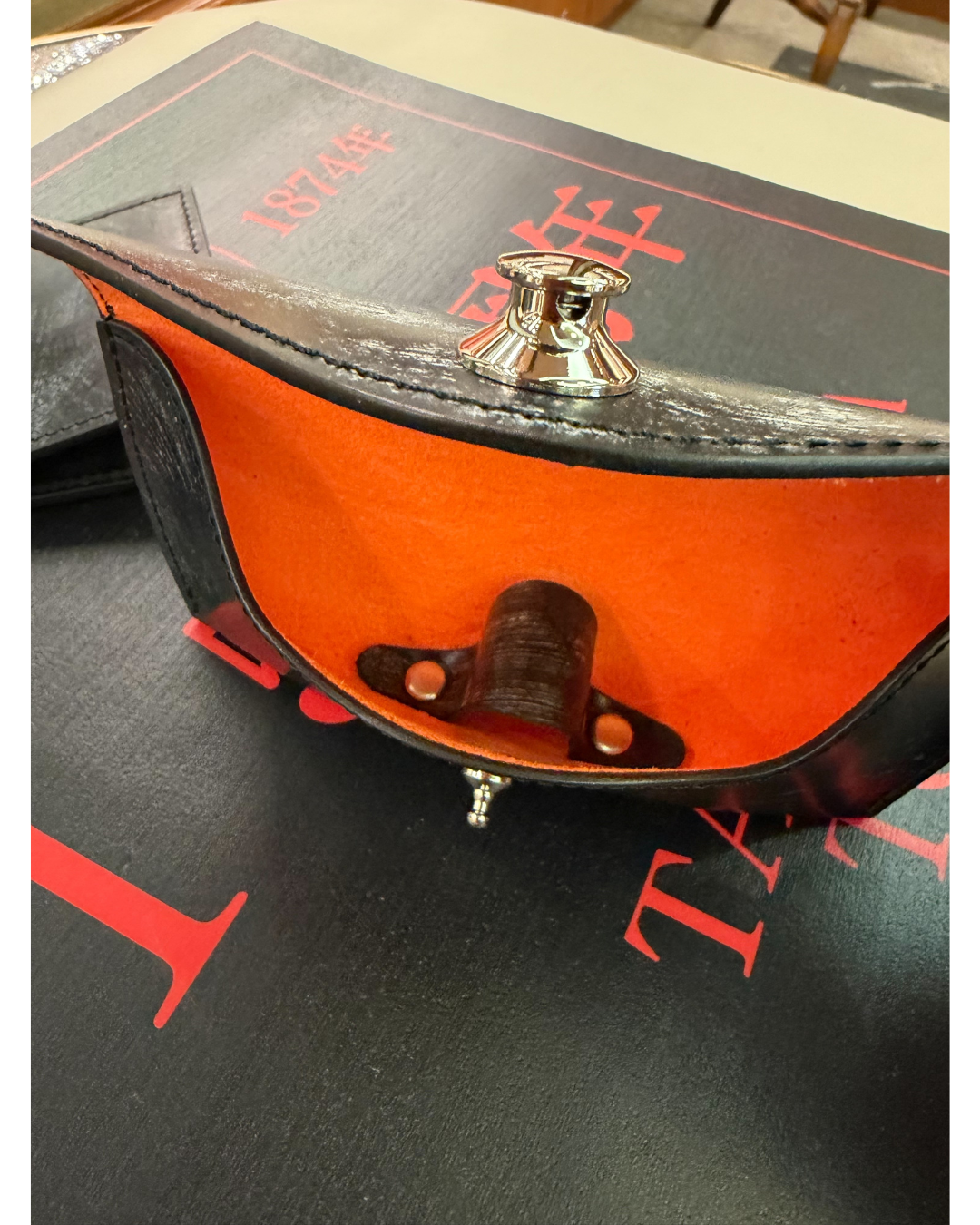 ブライドルレザーメガネケース