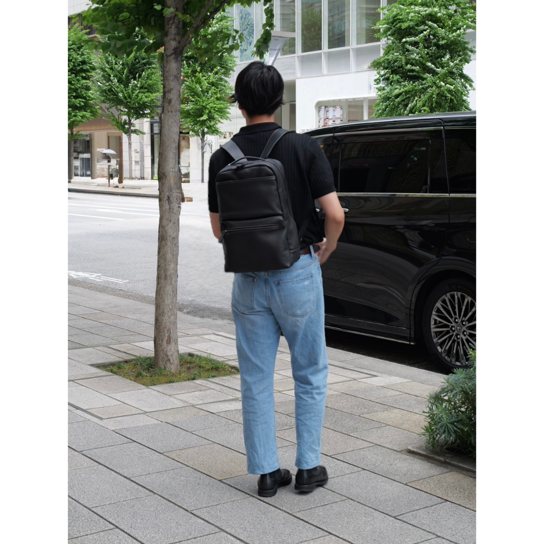 牛革ソフトシュリンク リュック