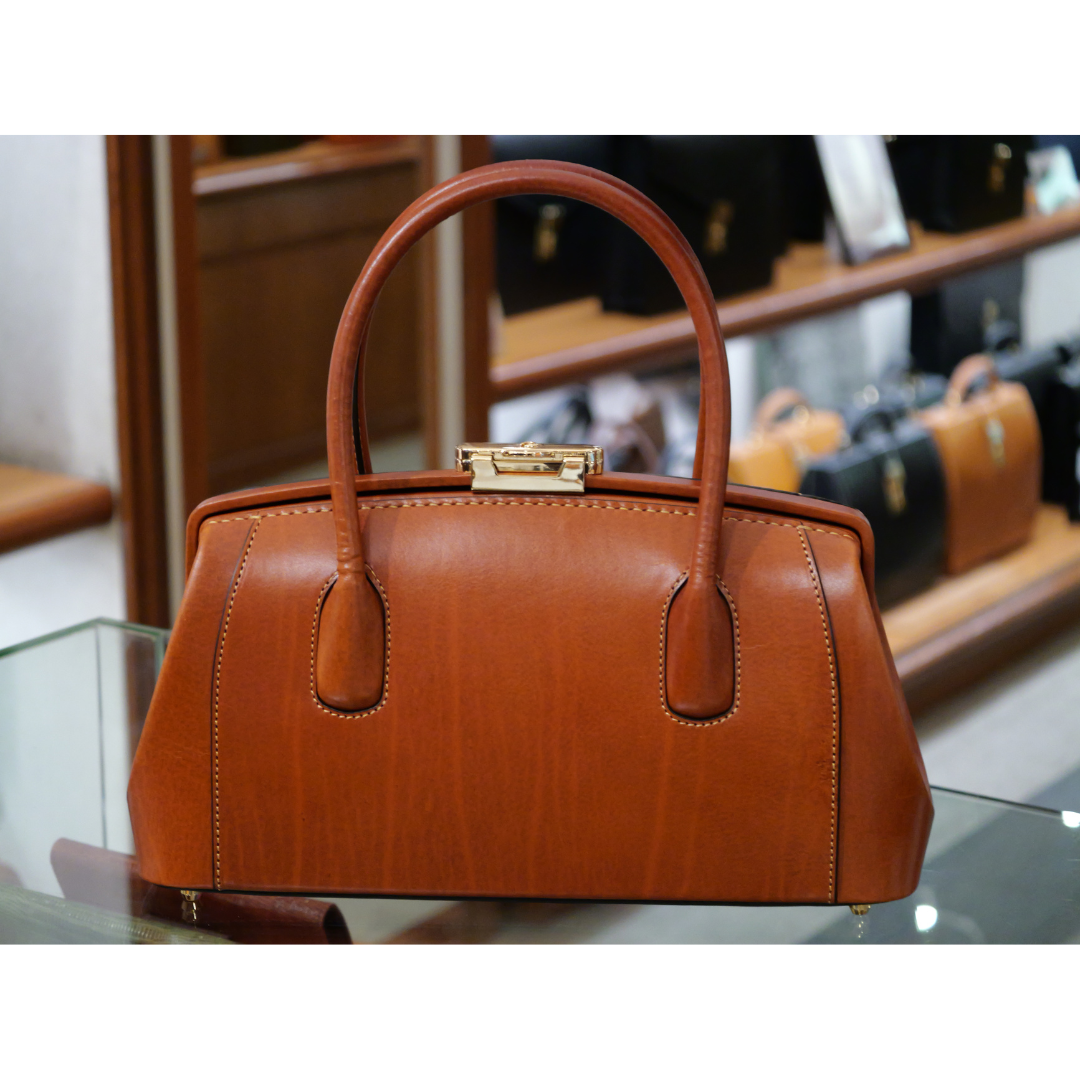 Minidales Bag "Irma" Lugat Shaolder Leather