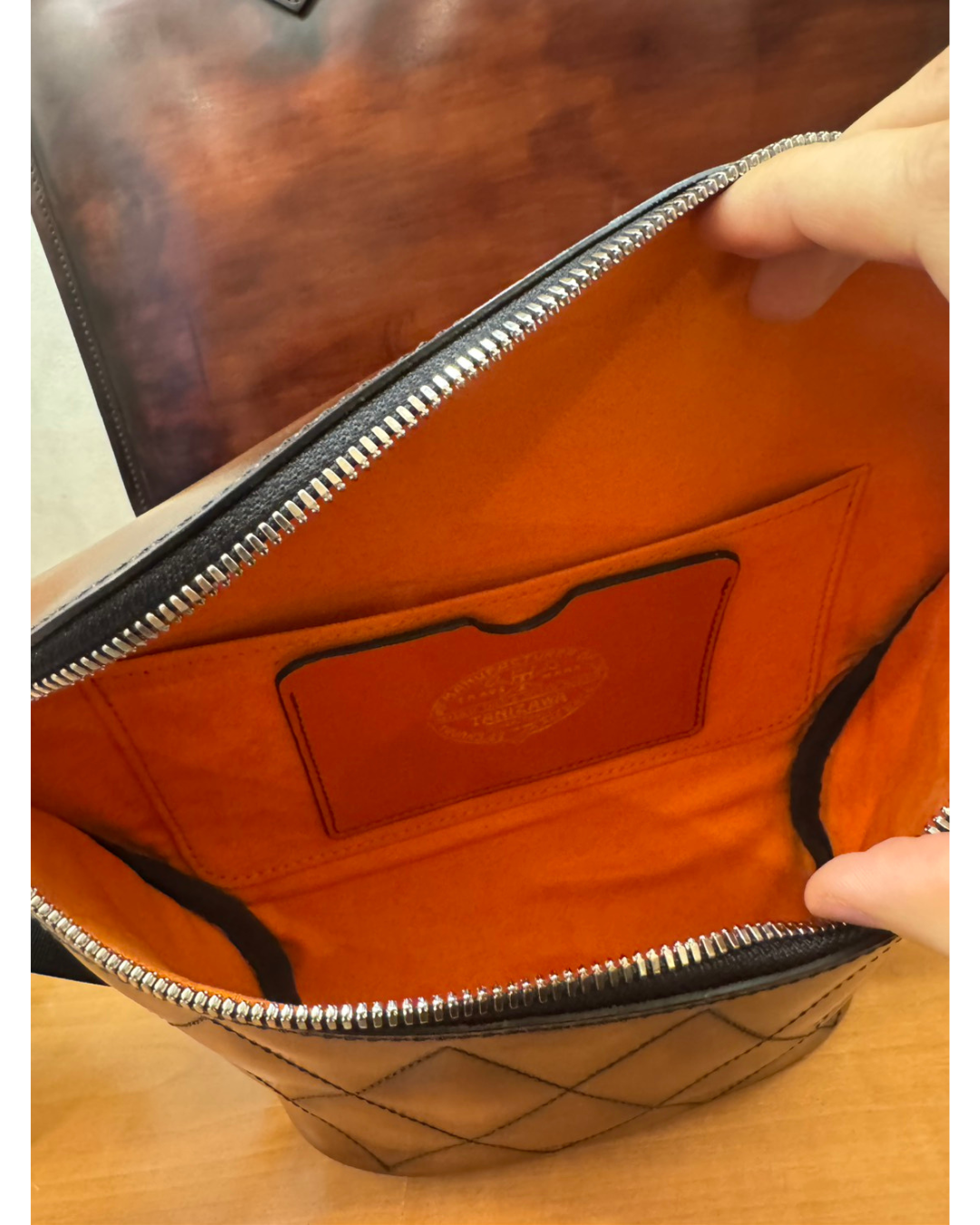 手染め姫路レザーボディバッグ