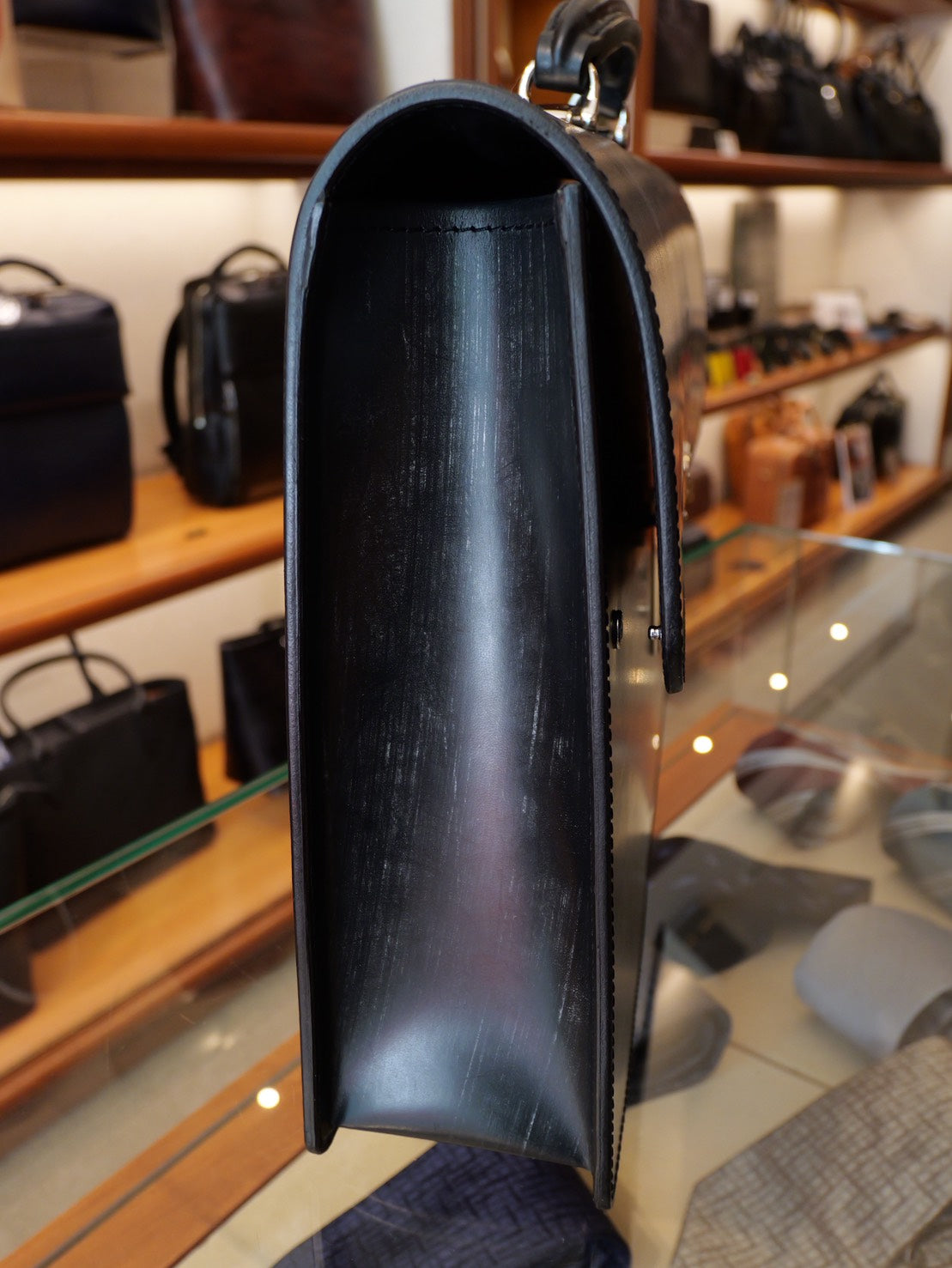 马缰革公文包|Bridle Leather Briefcase