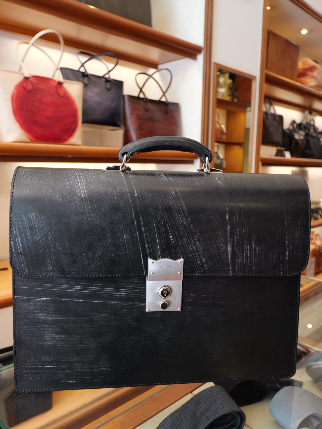 马缰革公文包|Bridle Leather Briefcase