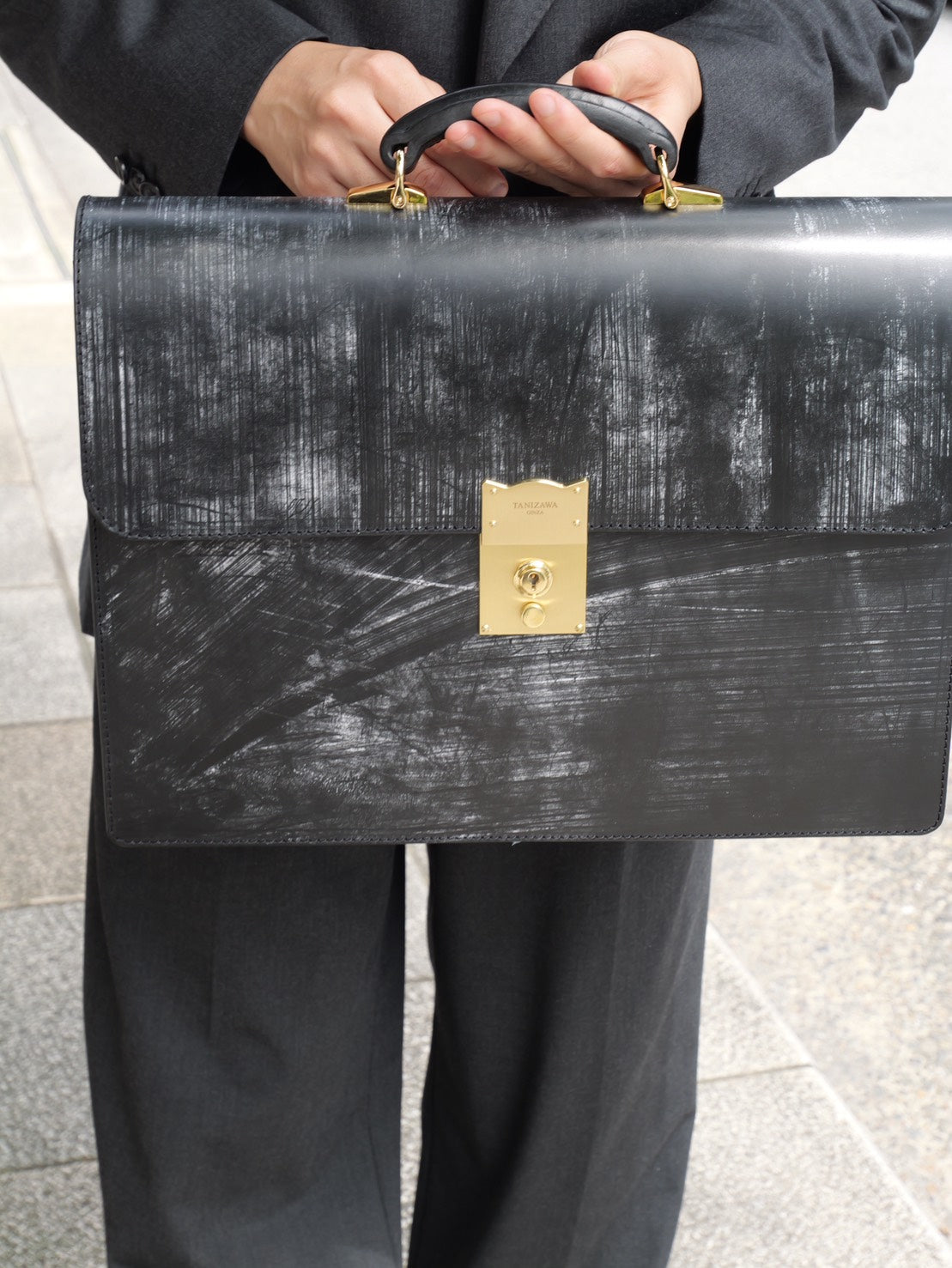 马缰革公文包|Bridle Leather Briefcase