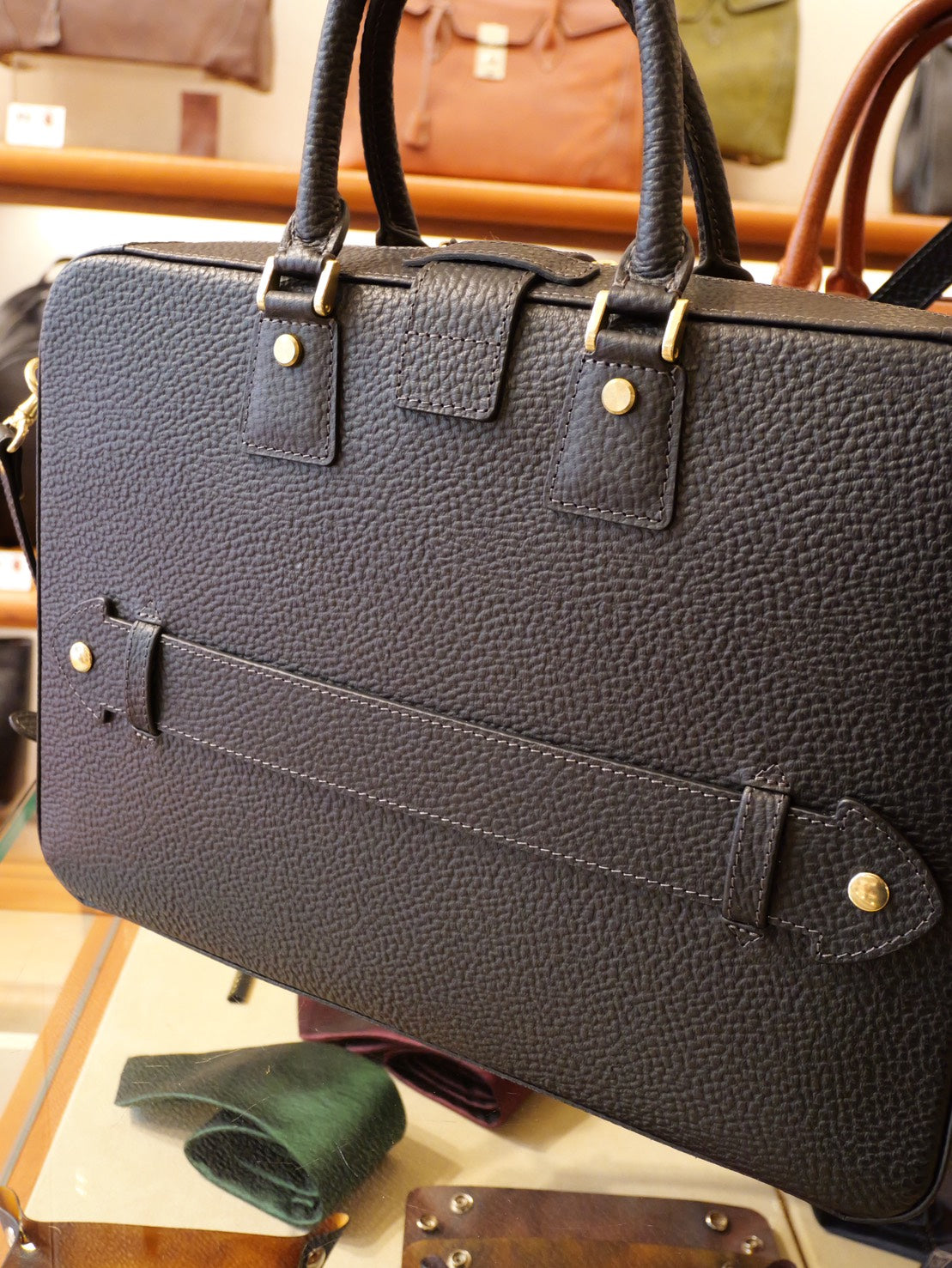 Ale Business Bag Dünne Zwickel (schwarz) mit Schulter