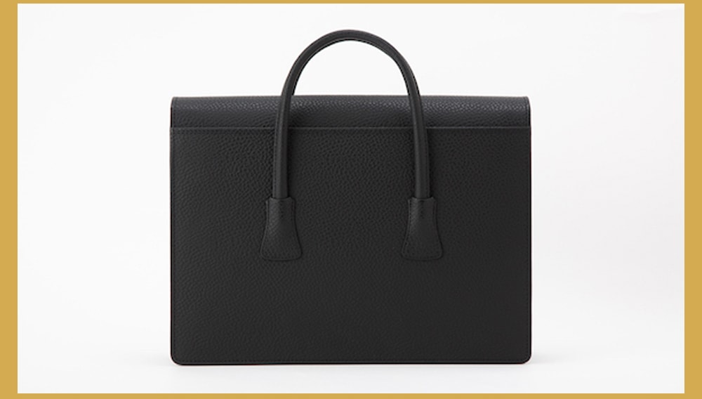 BLACK BULL Two -handed business bag flap type