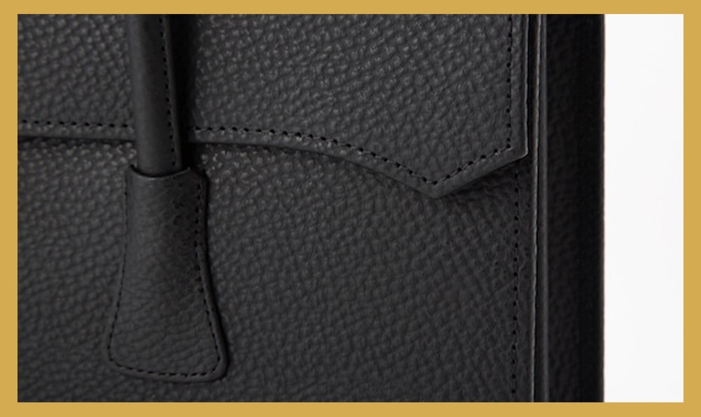 BLACK BULL Two -handed business bag flap type