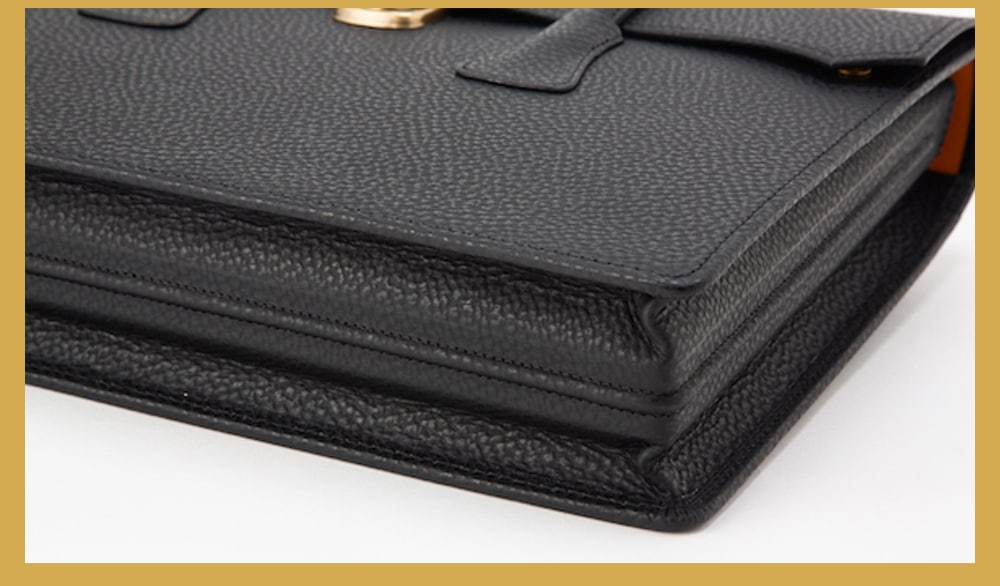 BLACK BULL Two -handed business bag flap type