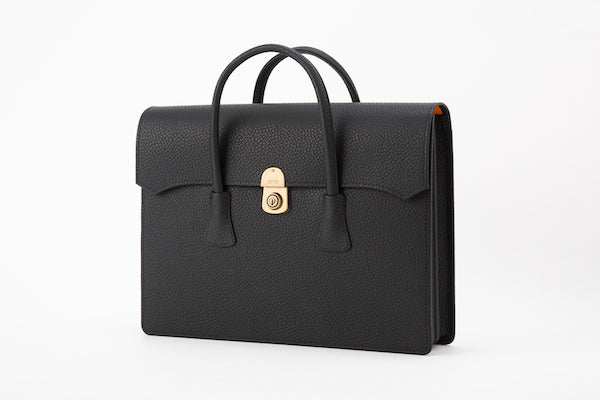 BLACK BULL Two -handed business bag flap type