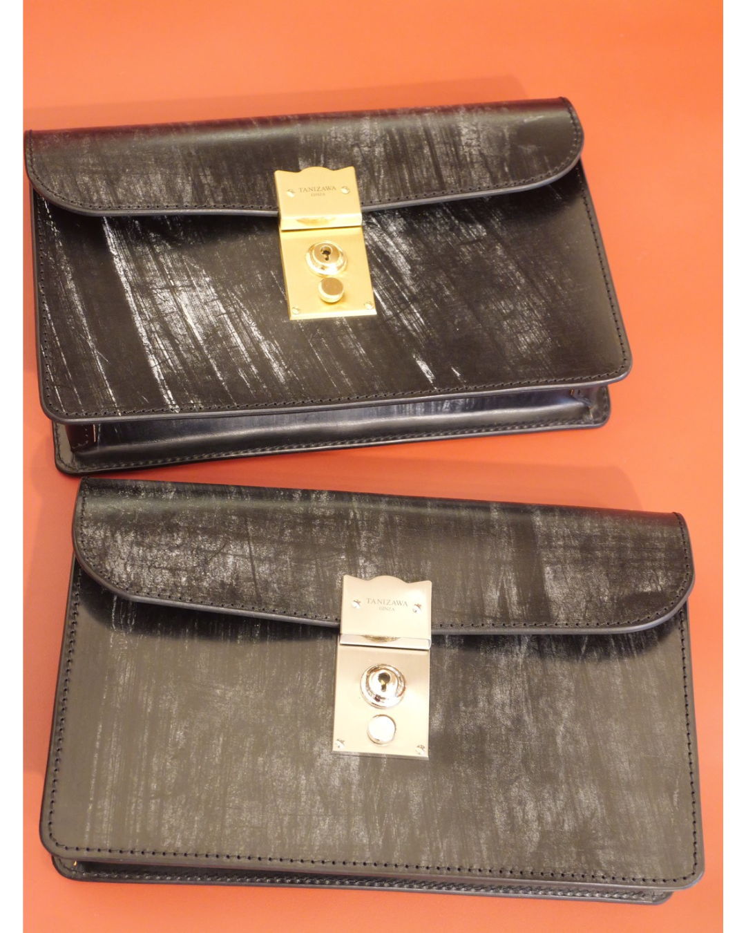 ブライドルレザー セカンドバッグ（通しマチ）