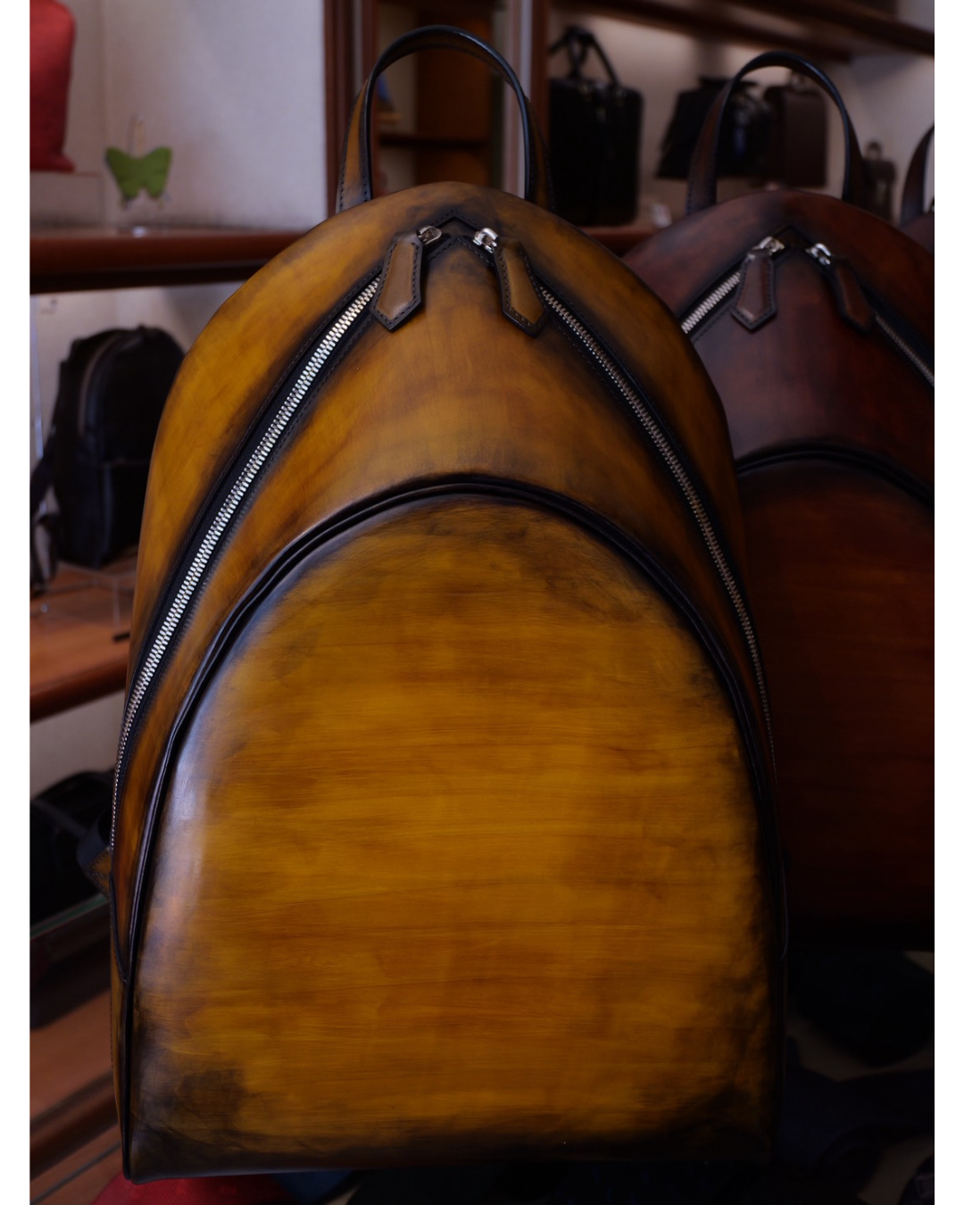 姫路レザー 手染めリュック｜日本製牛革バックパック