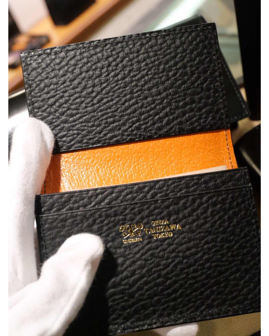 【値下げ❗️】 MIKIMOTO 名刺入れ ブラック コードバン MIKIMOTO 名刺入れ ブラック コードバン Fashion Accessory 【公式通販】