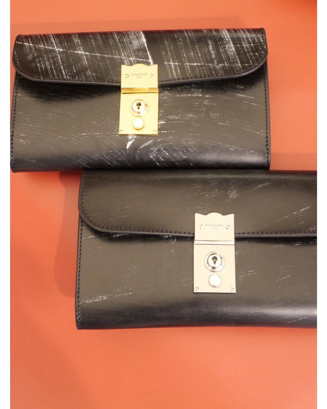 ブライドルレザー クラッチバッグ（丸マチ）