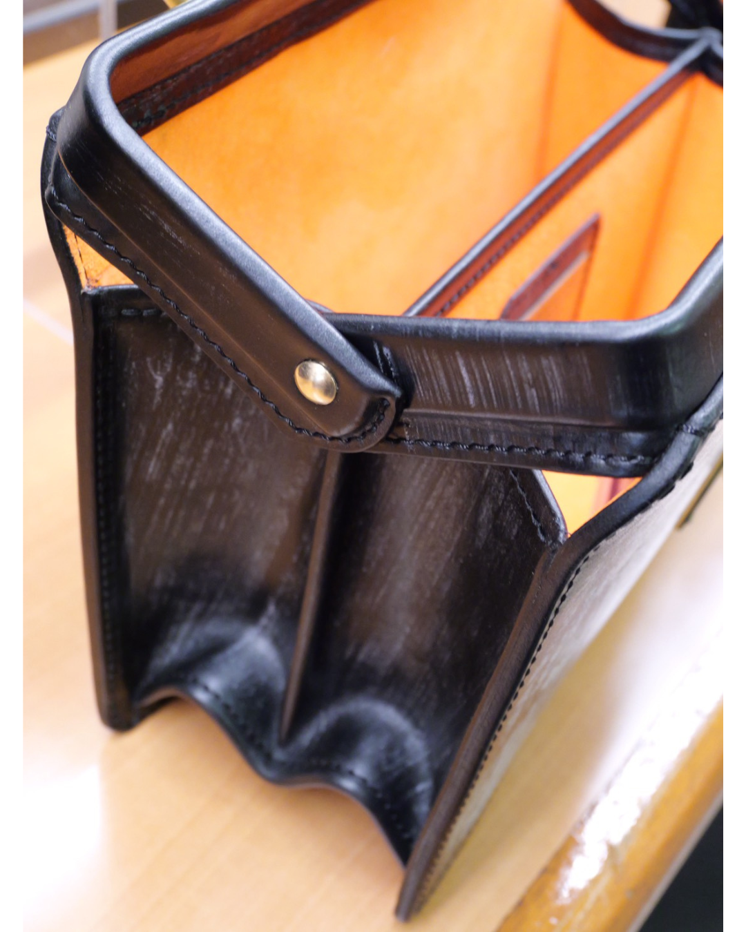 ブライドルレザー ミニダレスバッグ　XSサイズ