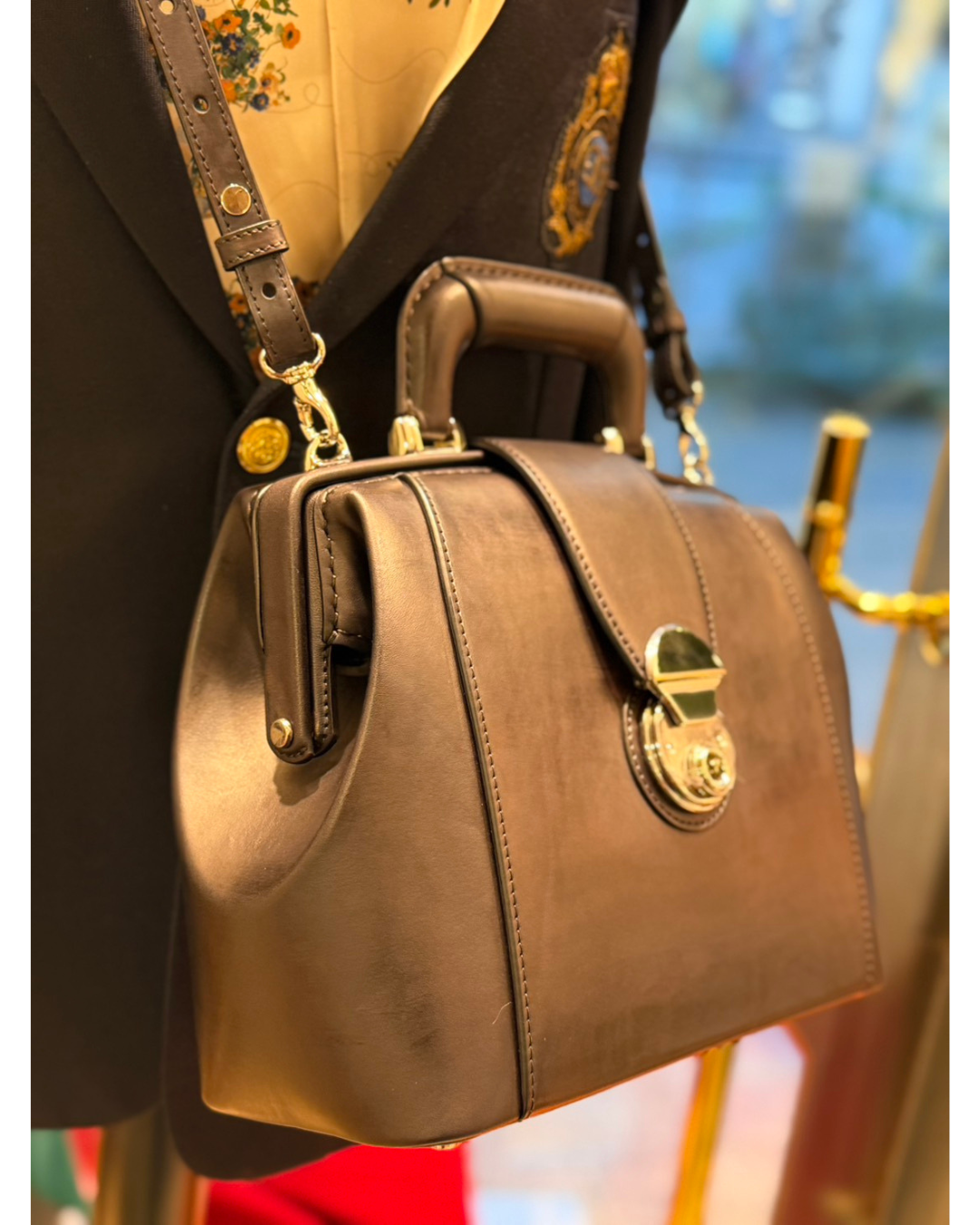 【手染め】ミニダレスバッグ「フラン」｜ブッテーロレザー・2WAY