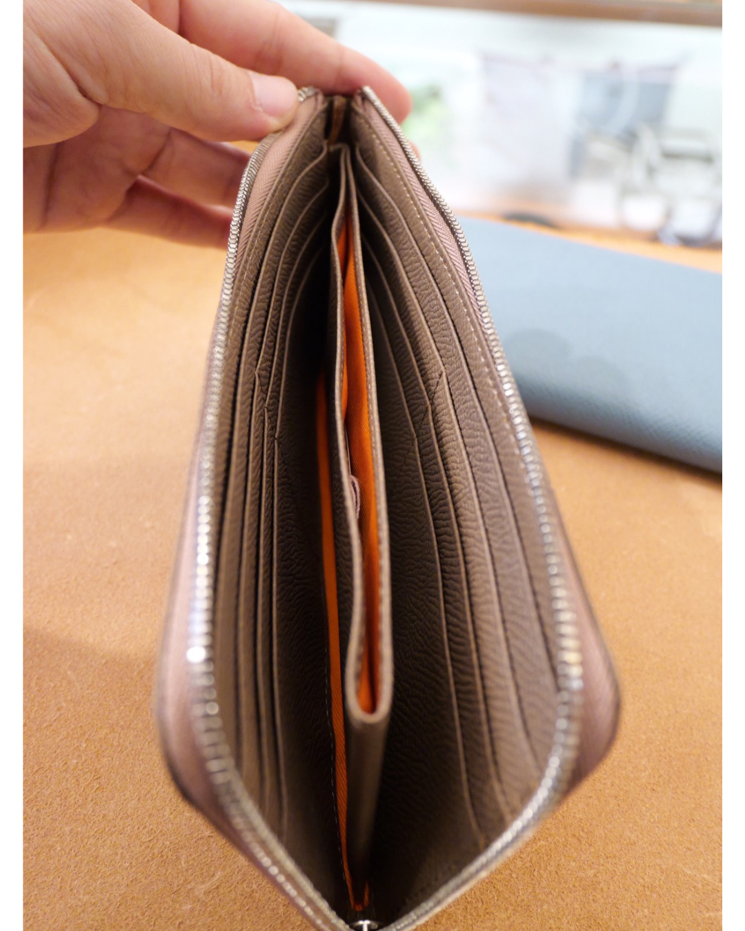 L字型イタリアレザー長財布