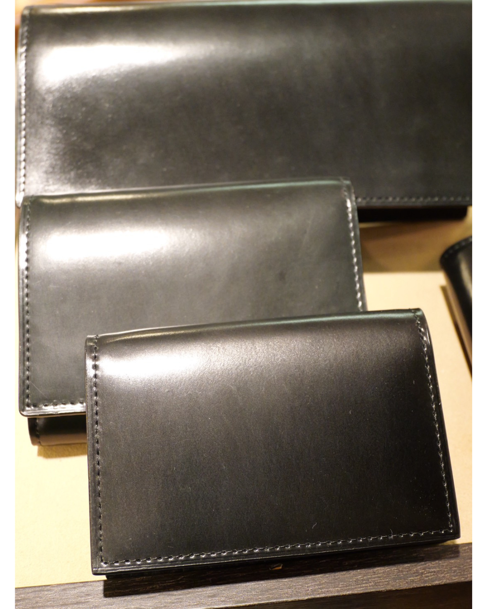 【新品】ROCADO シェルコードバン 名刺入れ 最高級 イタリア馬革 シェルコードバン 名刺入れ（Shell Cordovan Business Card Holder）