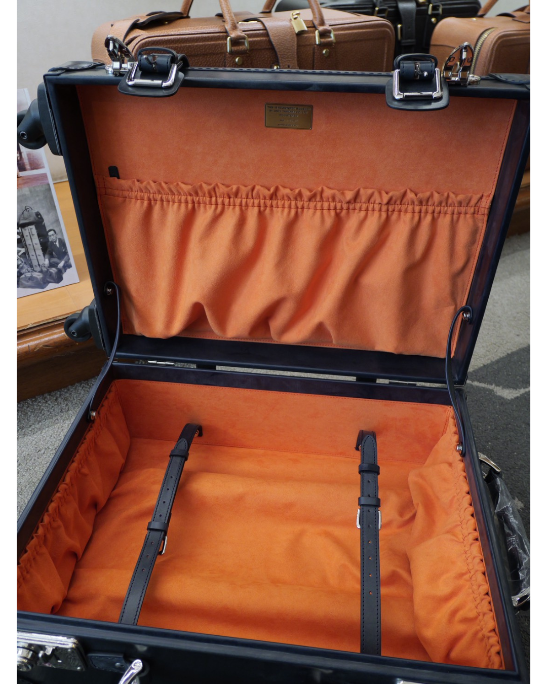 Zapfenleder -Tragetasche