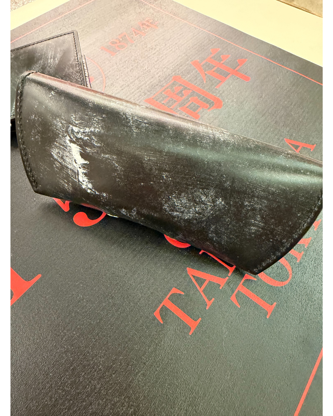 ブライドルレザーメガネケース