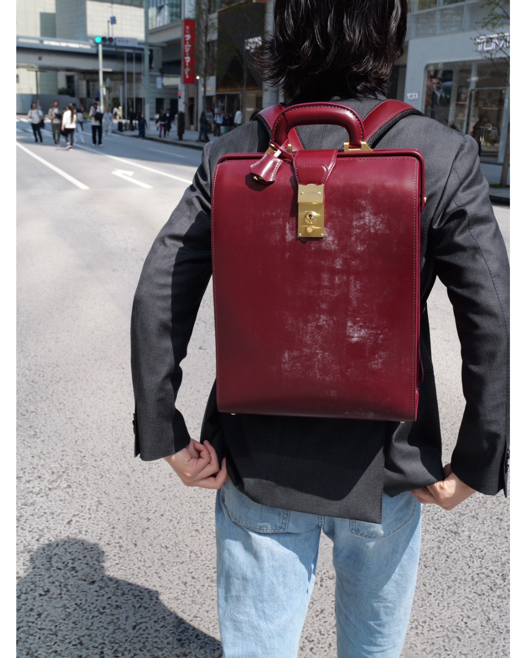 ダレスバッグリュック  ブライドルレザーモデル