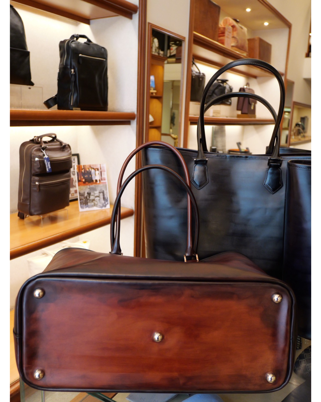 手染め国産姫路レザートートバッグ