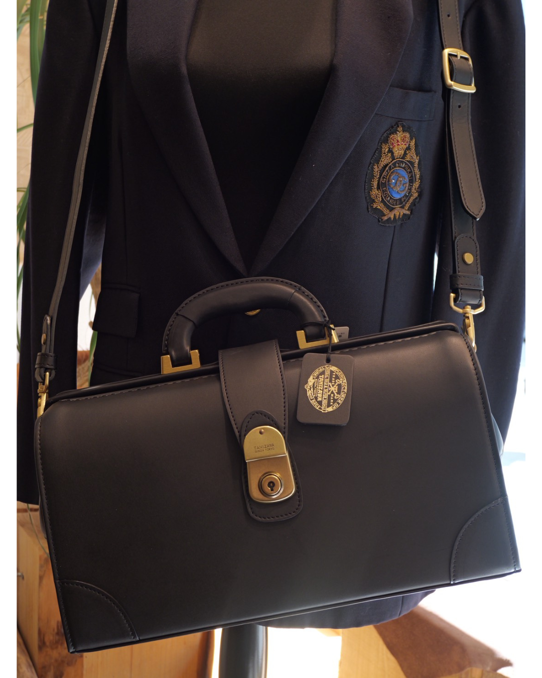 2wayミニダレスバッグ｜国産牛革オイルレザー｜ショルダー付きクラシックバッグ