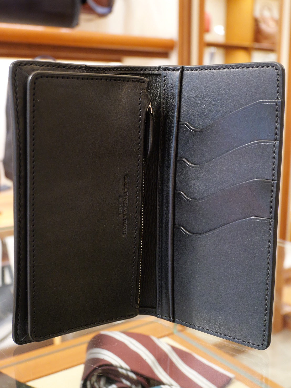 エレファントレザー 長財布|象革 ブラック|日本製 本革財布|