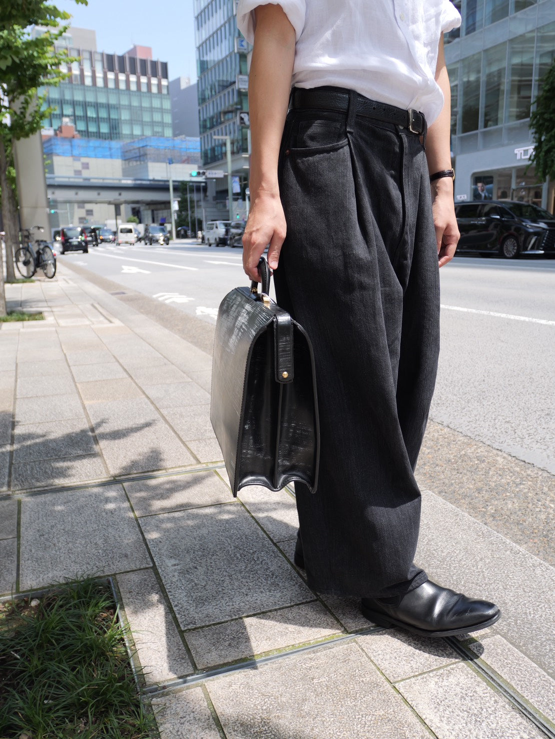 ブライドルレザー ダレスバッグ《Lサイズ》