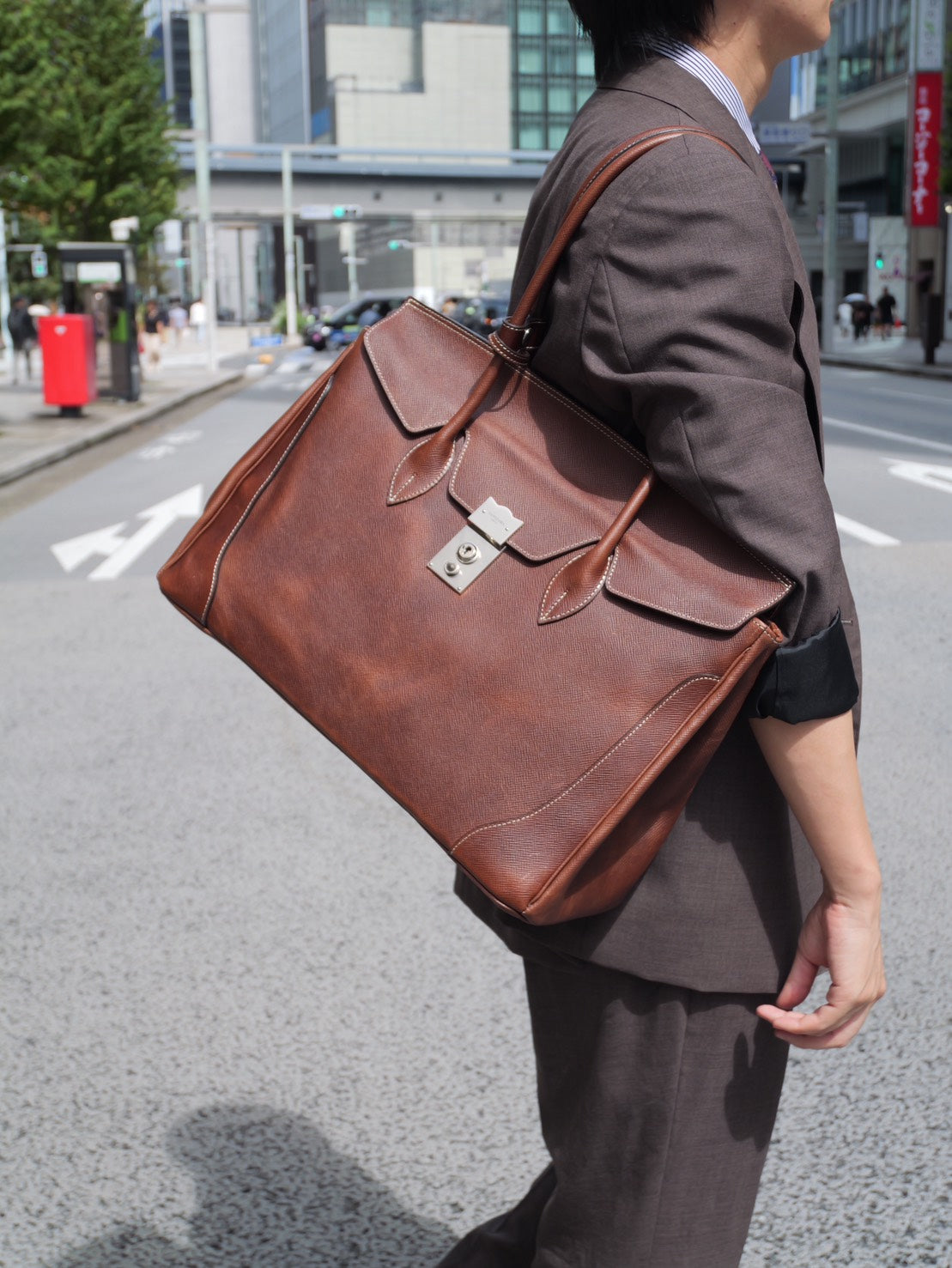 ブッテーロハッチ トートバッグ Lサイズ｜日本製 本革